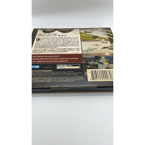 Iron Aces: Heroes of WWII PC CD-Rom 2007 Windows Game Sealed - Picture 4 of 4